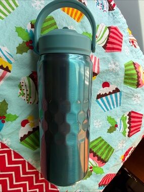 Primula 18 oz. Teal Blue Double wall Insulated Water Bottle w/Carry Handle
